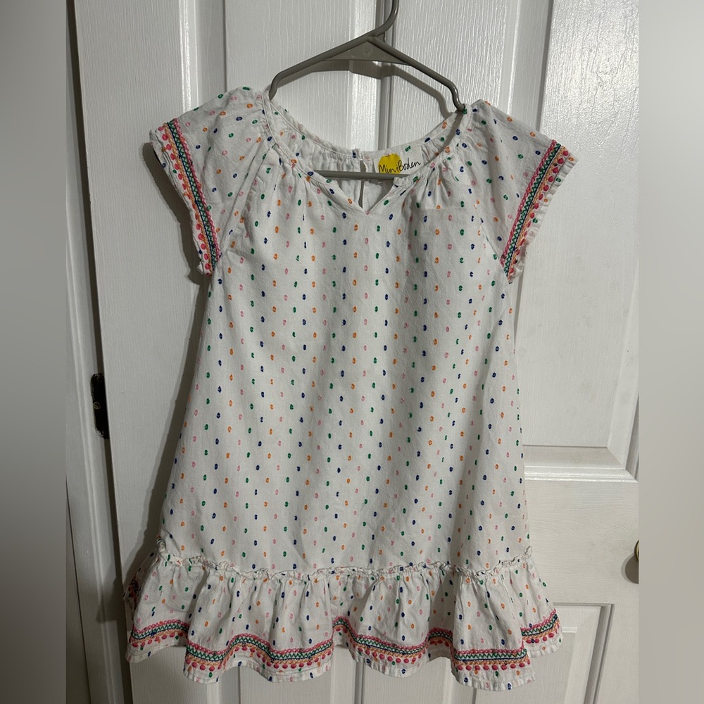 Girls Mini Boden dress size 6-7Y. Excellent condition